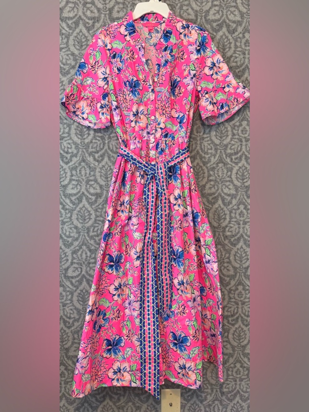 Marilisa Stretch Midi Shirtdress from Lilly Pulitzer  NWOT 10